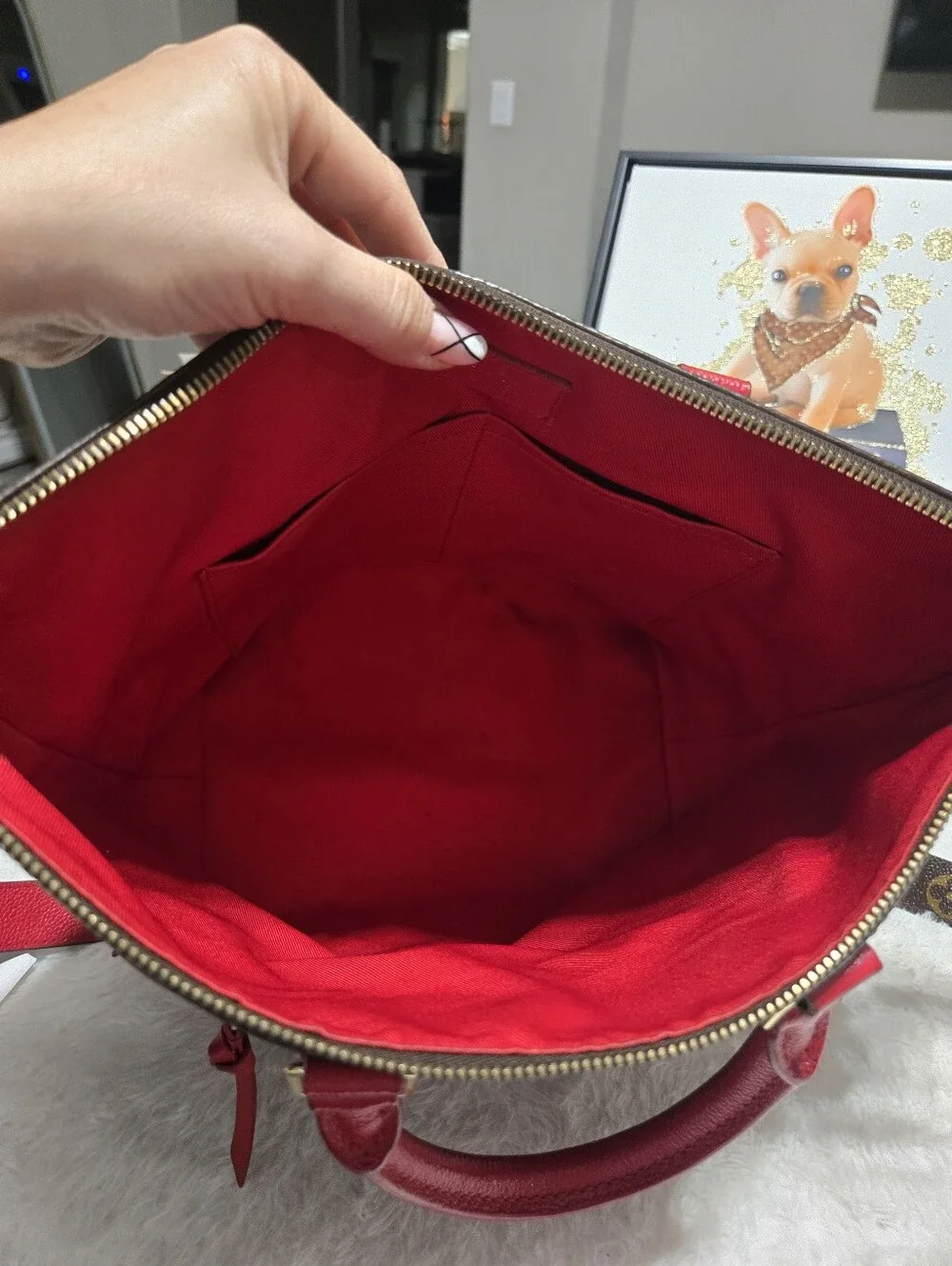 🔥 Louis Vuitton Monogram Tournelle PM Cerise 🔥
